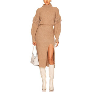 Saylor 'Angelle' Brown Sweater Dress Size S